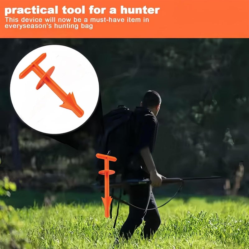 GHYTRIGEN 4 Pcs Hunting Butt Out Tool - Portable Hunting Accessories,Deer Butt Out Tool,Deer Field Dressing Kit,Field Dressing Knife,Deer Hunting Accessories for Deer Large Animal Livestock Anal Cleaning - Image 2